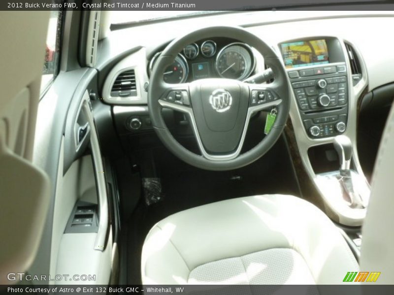 Crystal Red Tintcoat / Medium Titanium 2012 Buick Verano FWD