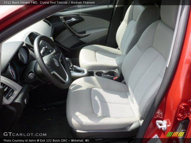 Crystal Red Tintcoat / Medium Titanium 2012 Buick Verano FWD