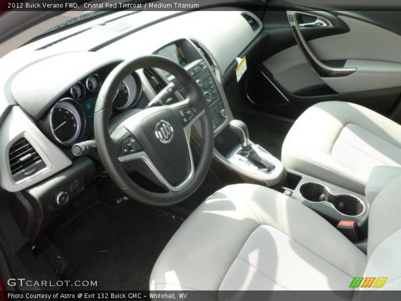 Crystal Red Tintcoat / Medium Titanium 2012 Buick Verano FWD