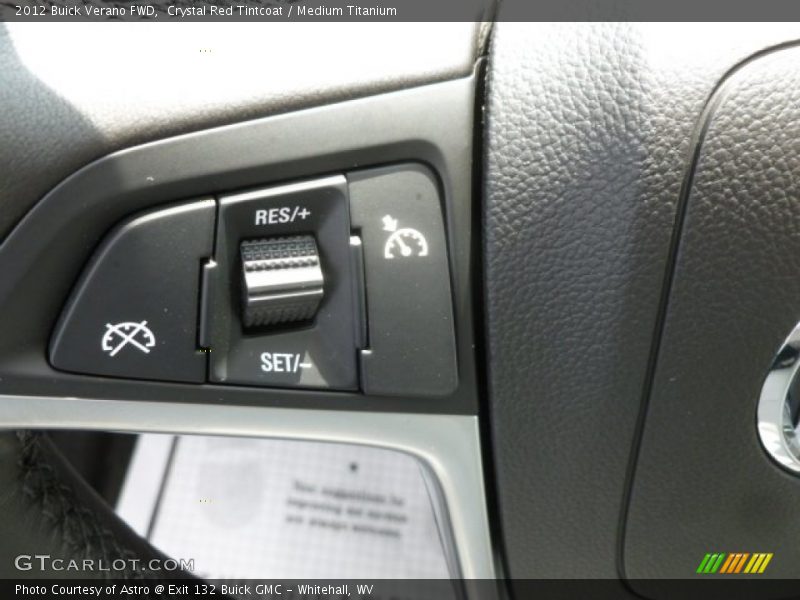 Crystal Red Tintcoat / Medium Titanium 2012 Buick Verano FWD