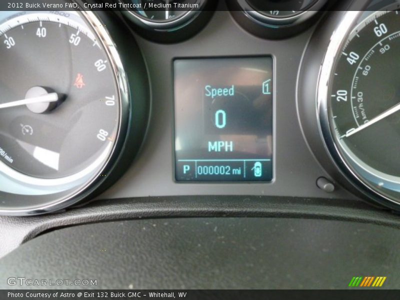 Crystal Red Tintcoat / Medium Titanium 2012 Buick Verano FWD