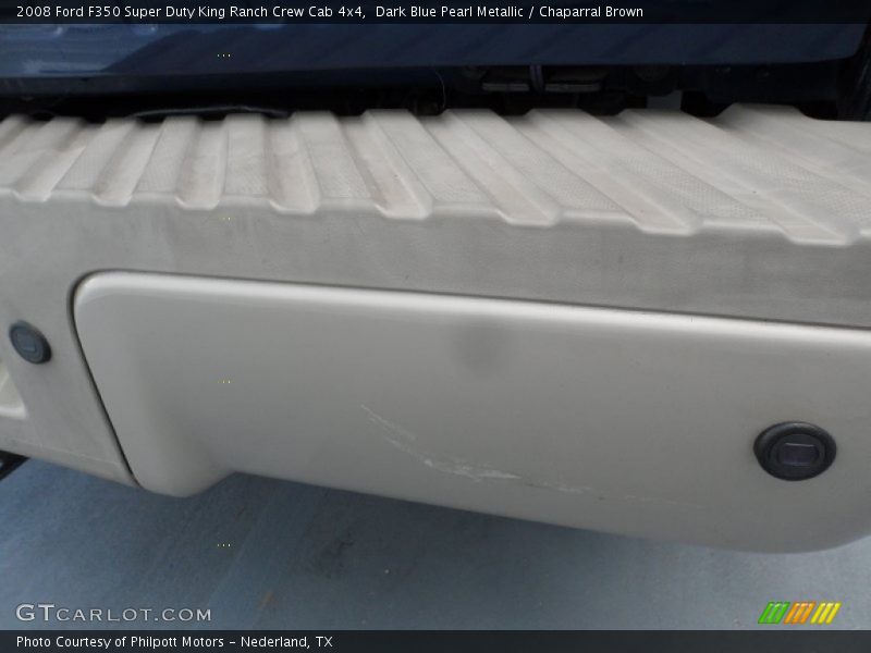 Dark Blue Pearl Metallic / Chaparral Brown 2008 Ford F350 Super Duty King Ranch Crew Cab 4x4