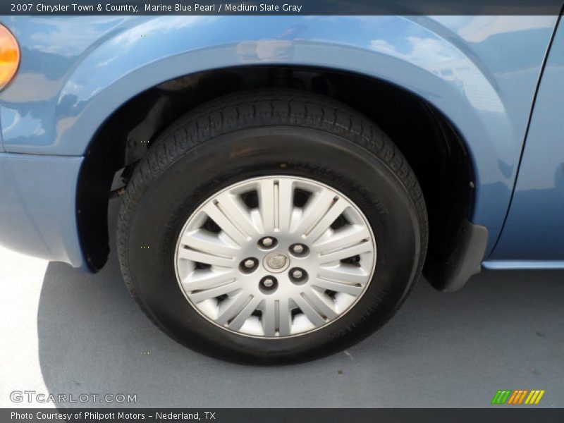 Marine Blue Pearl / Medium Slate Gray 2007 Chrysler Town & Country