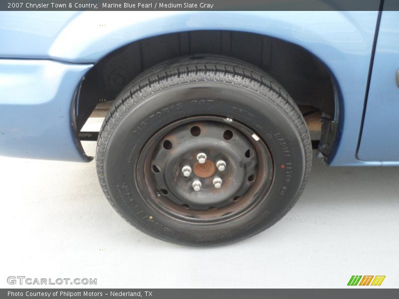 Marine Blue Pearl / Medium Slate Gray 2007 Chrysler Town & Country