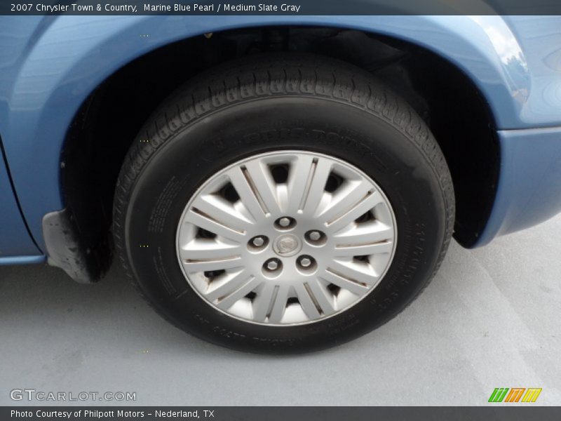 Marine Blue Pearl / Medium Slate Gray 2007 Chrysler Town & Country