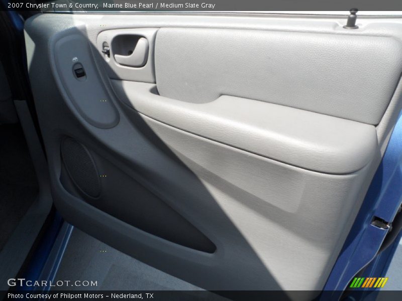 Marine Blue Pearl / Medium Slate Gray 2007 Chrysler Town & Country