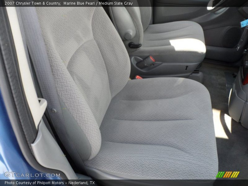 Marine Blue Pearl / Medium Slate Gray 2007 Chrysler Town & Country