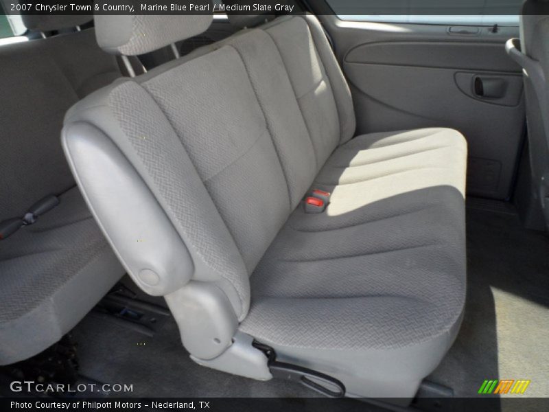 Marine Blue Pearl / Medium Slate Gray 2007 Chrysler Town & Country