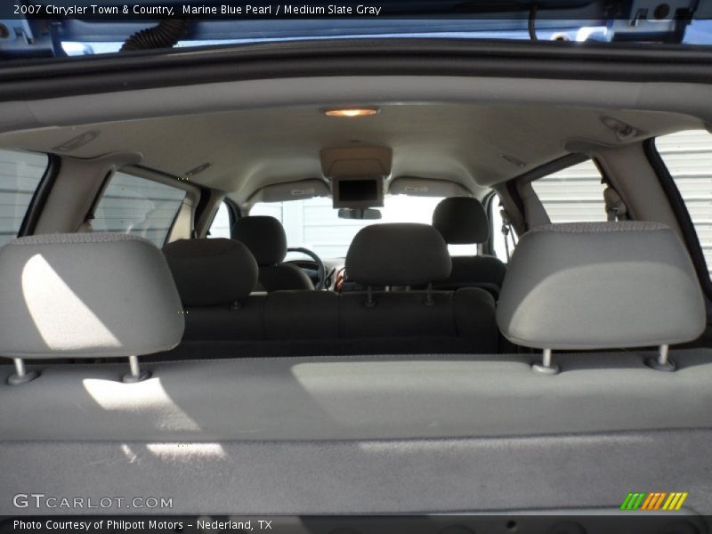 Marine Blue Pearl / Medium Slate Gray 2007 Chrysler Town & Country