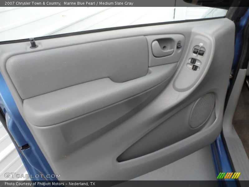 Marine Blue Pearl / Medium Slate Gray 2007 Chrysler Town & Country
