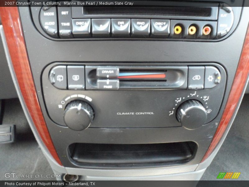 Marine Blue Pearl / Medium Slate Gray 2007 Chrysler Town & Country