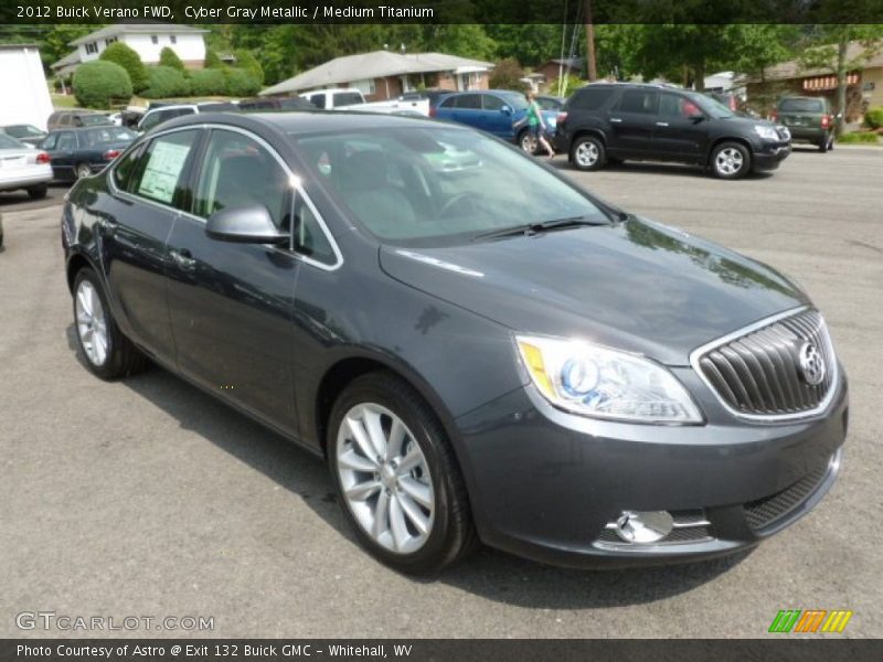 Cyber Gray Metallic / Medium Titanium 2012 Buick Verano FWD