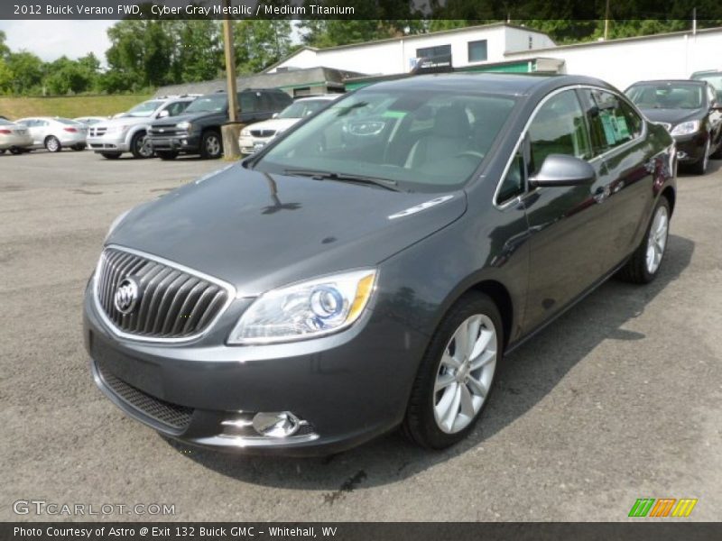 Cyber Gray Metallic / Medium Titanium 2012 Buick Verano FWD