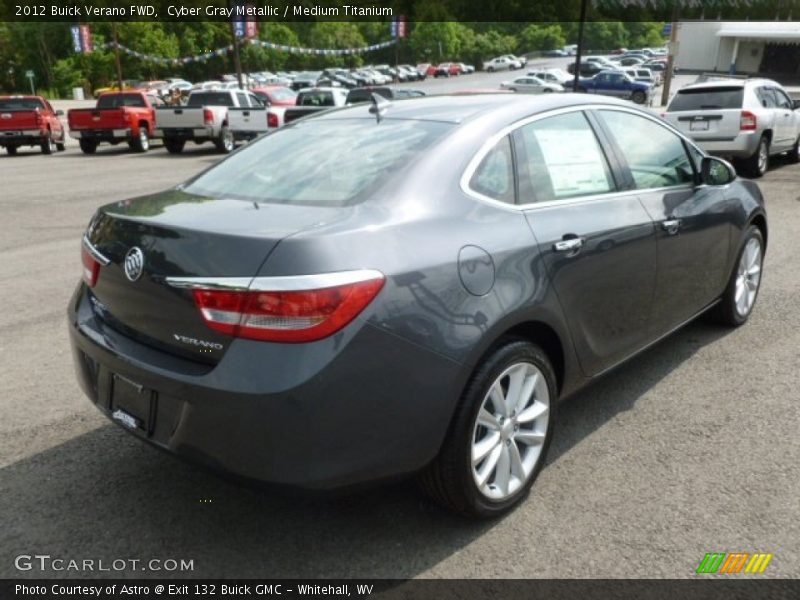 Cyber Gray Metallic / Medium Titanium 2012 Buick Verano FWD