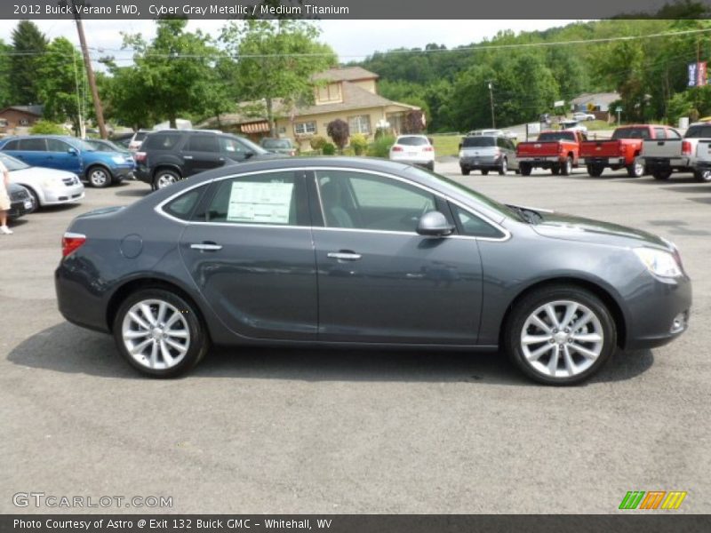 Cyber Gray Metallic / Medium Titanium 2012 Buick Verano FWD