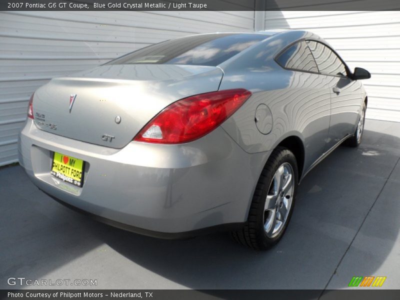 Blue Gold Crystal Metallic / Light Taupe 2007 Pontiac G6 GT Coupe