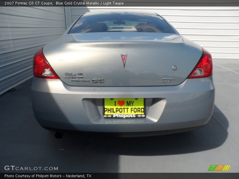 Blue Gold Crystal Metallic / Light Taupe 2007 Pontiac G6 GT Coupe