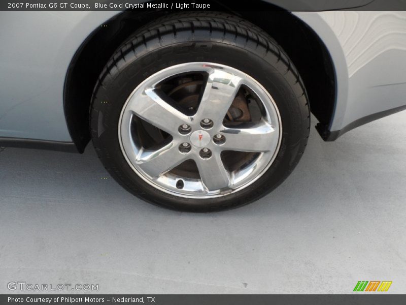 Blue Gold Crystal Metallic / Light Taupe 2007 Pontiac G6 GT Coupe