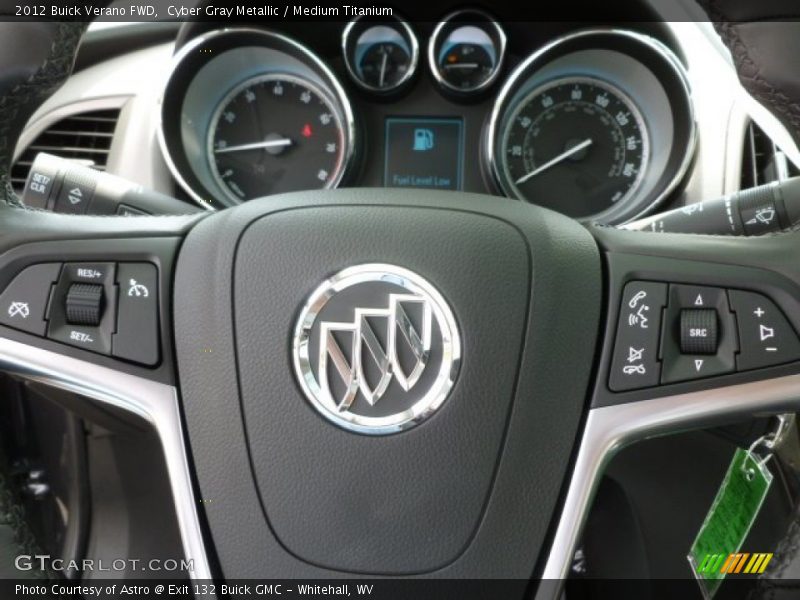 Cyber Gray Metallic / Medium Titanium 2012 Buick Verano FWD
