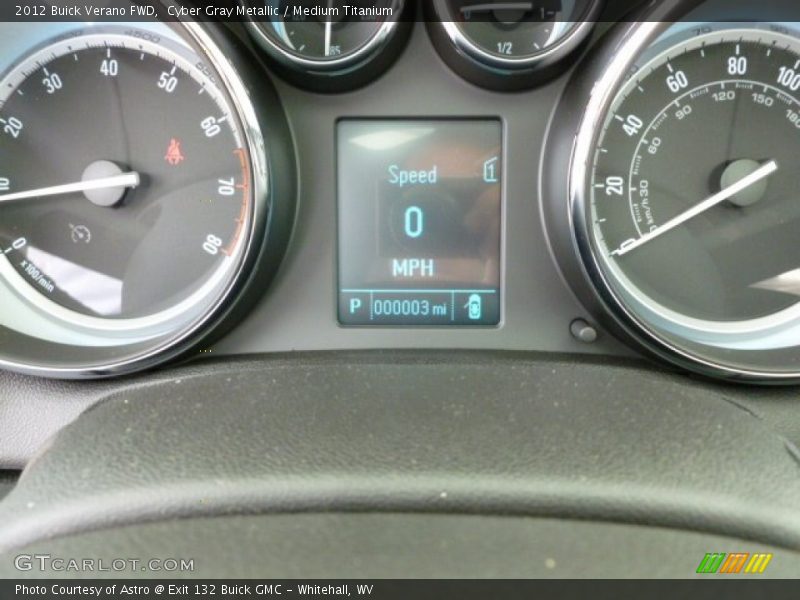 Cyber Gray Metallic / Medium Titanium 2012 Buick Verano FWD