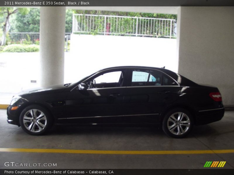 Black / Black 2011 Mercedes-Benz E 350 Sedan