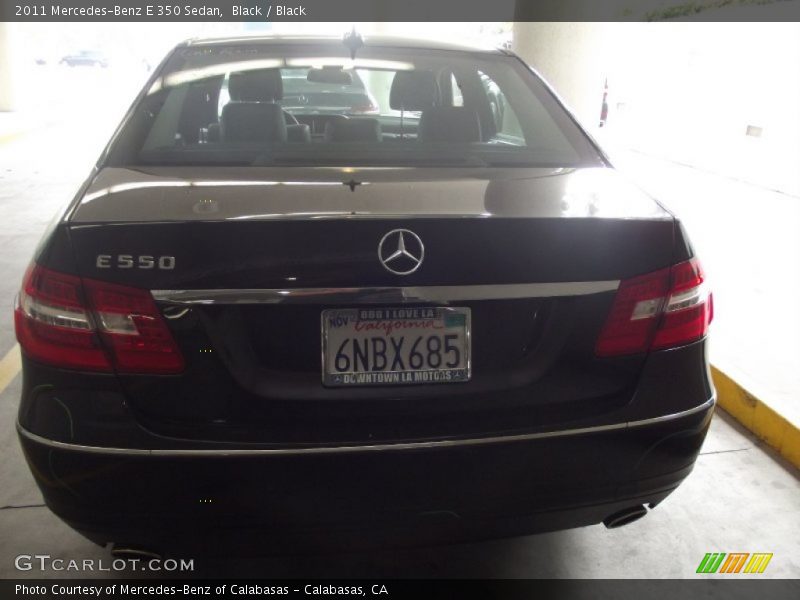 Black / Black 2011 Mercedes-Benz E 350 Sedan