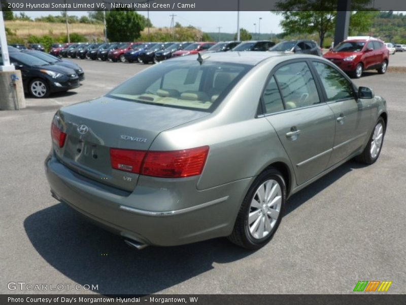 Natural Khaki Green / Camel 2009 Hyundai Sonata Limited V6