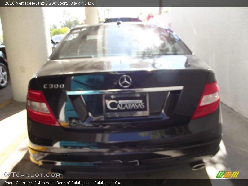 Black / Black 2010 Mercedes-Benz C 300 Sport