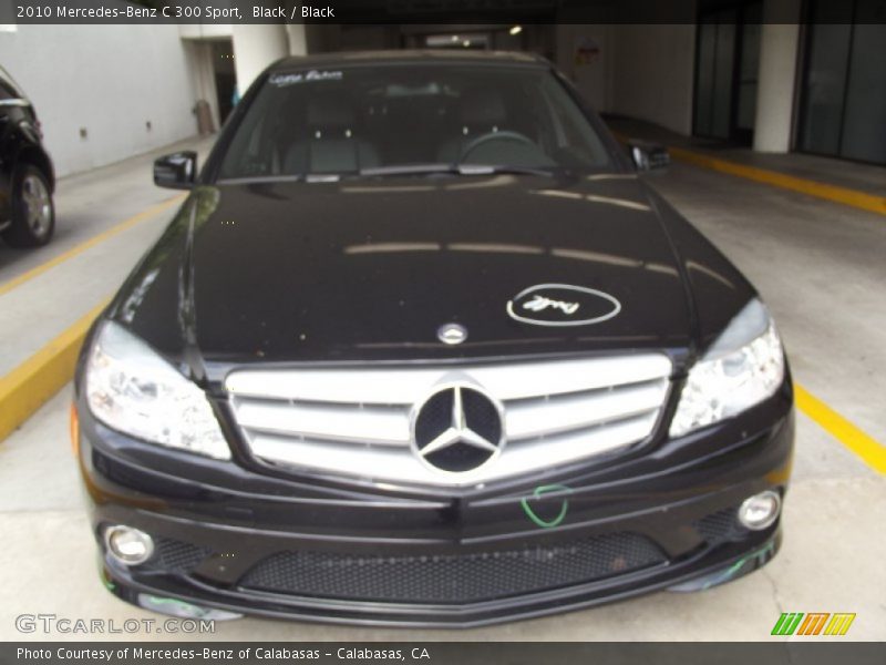 Black / Black 2010 Mercedes-Benz C 300 Sport