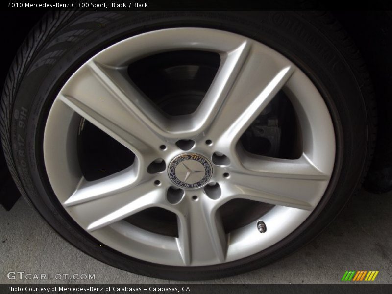 Black / Black 2010 Mercedes-Benz C 300 Sport