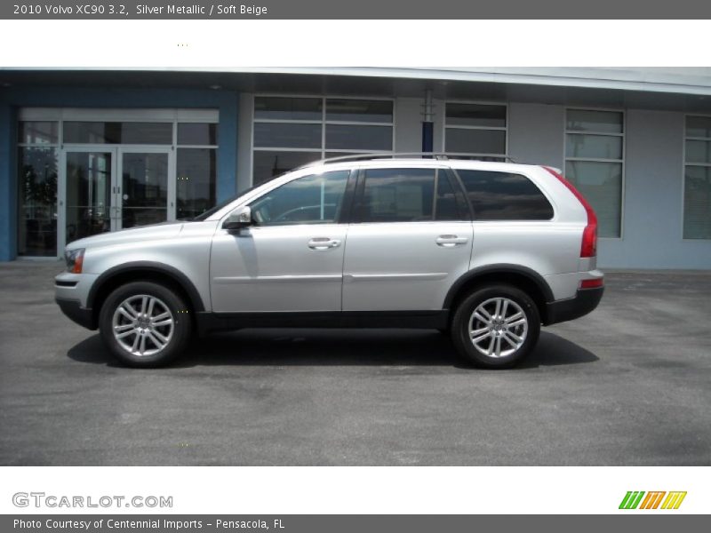 Silver Metallic / Soft Beige 2010 Volvo XC90 3.2