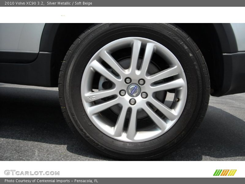 Silver Metallic / Soft Beige 2010 Volvo XC90 3.2