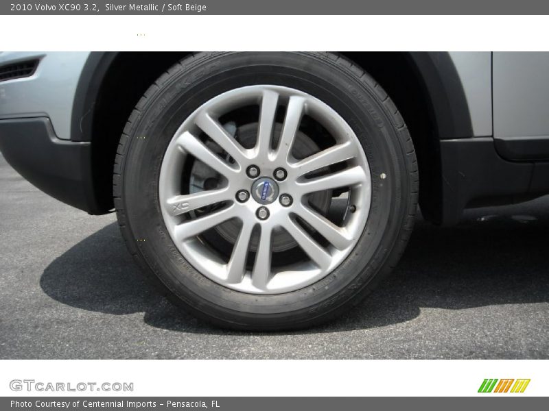Silver Metallic / Soft Beige 2010 Volvo XC90 3.2
