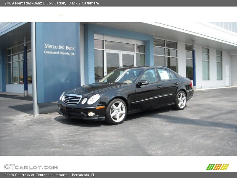 Black / Cashmere 2009 Mercedes-Benz E 350 Sedan