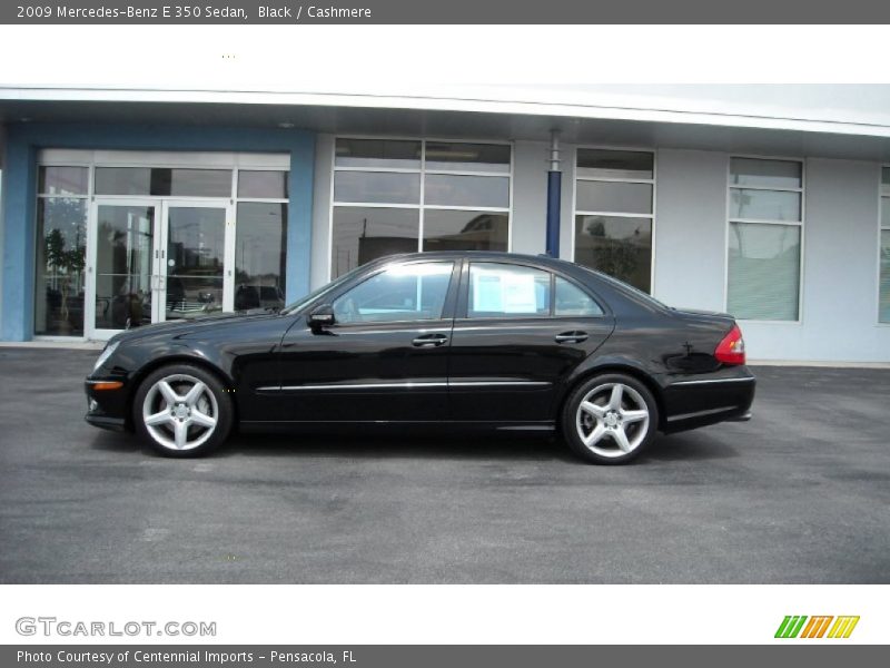 Black / Cashmere 2009 Mercedes-Benz E 350 Sedan