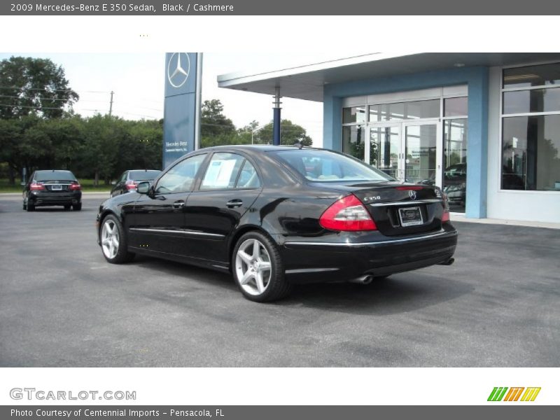 Black / Cashmere 2009 Mercedes-Benz E 350 Sedan