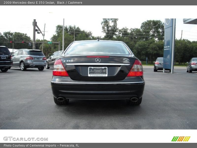 Black / Cashmere 2009 Mercedes-Benz E 350 Sedan