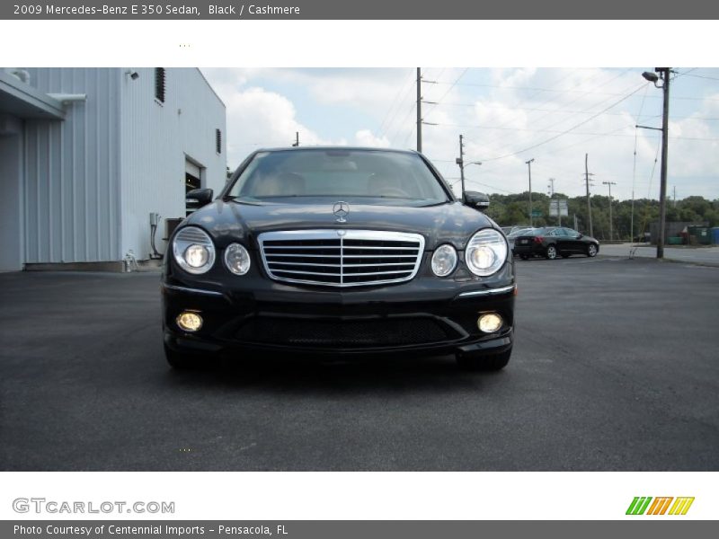 Black / Cashmere 2009 Mercedes-Benz E 350 Sedan