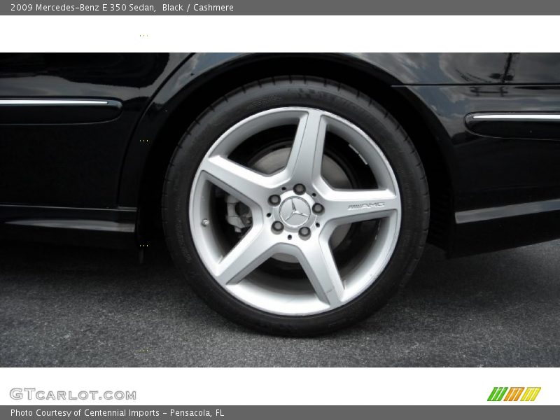Black / Cashmere 2009 Mercedes-Benz E 350 Sedan