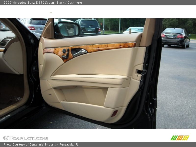 Black / Cashmere 2009 Mercedes-Benz E 350 Sedan
