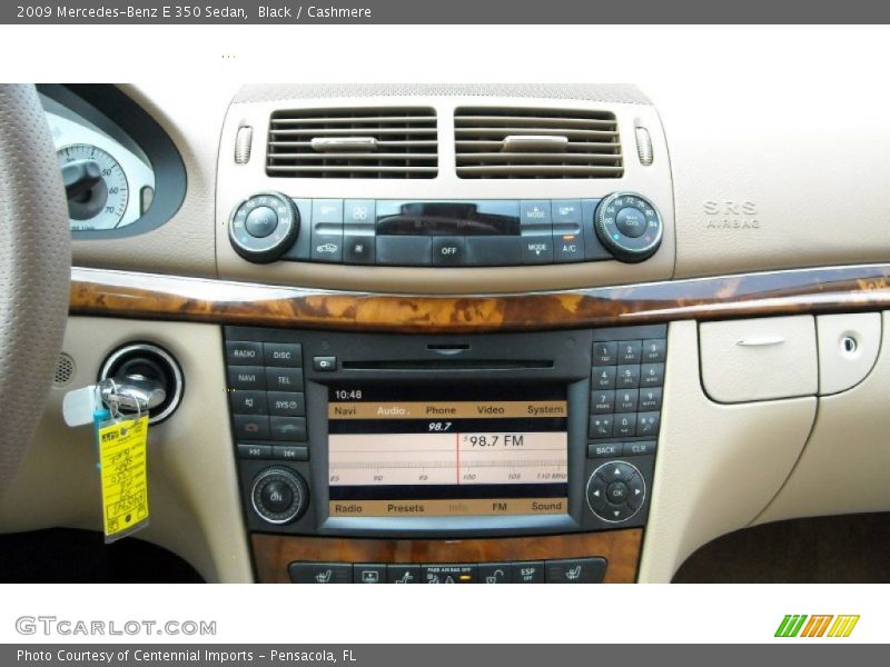 Black / Cashmere 2009 Mercedes-Benz E 350 Sedan