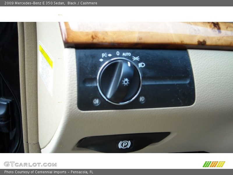 Black / Cashmere 2009 Mercedes-Benz E 350 Sedan