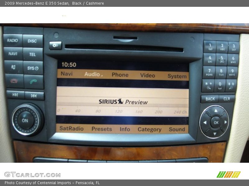Black / Cashmere 2009 Mercedes-Benz E 350 Sedan