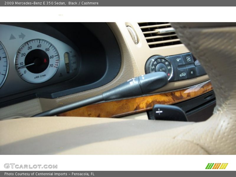 Black / Cashmere 2009 Mercedes-Benz E 350 Sedan