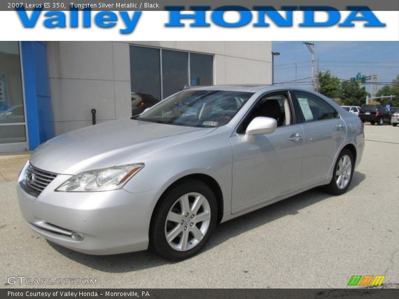 Tungsten Silver Metallic / Black 2007 Lexus ES 350