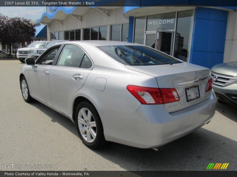 Tungsten Silver Metallic / Black 2007 Lexus ES 350