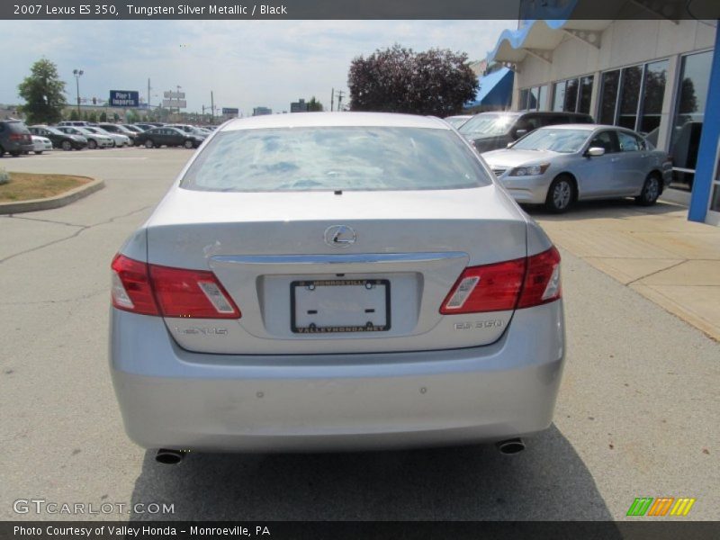 Tungsten Silver Metallic / Black 2007 Lexus ES 350