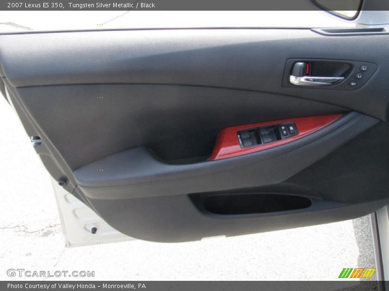 Tungsten Silver Metallic / Black 2007 Lexus ES 350