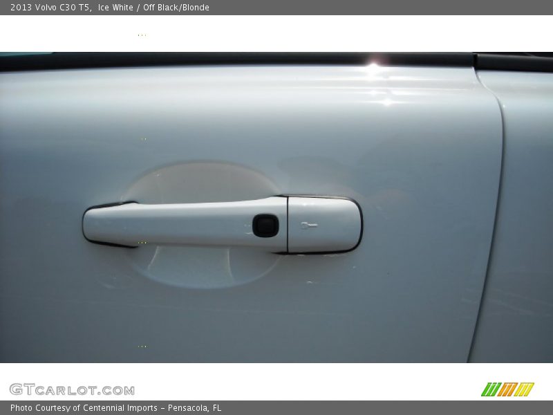 Ice White / Off Black/Blonde 2013 Volvo C30 T5