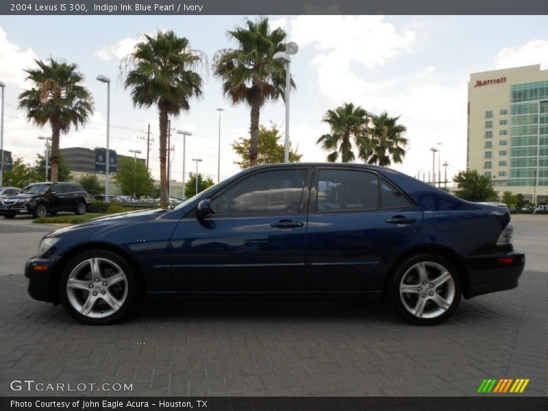 Indigo Ink Blue Pearl / Ivory 2004 Lexus IS 300